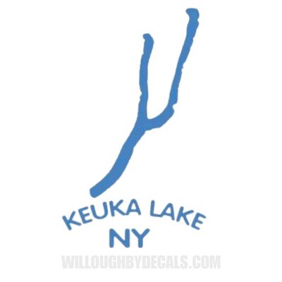Keuka Lake NY Vinyl Decal - image1